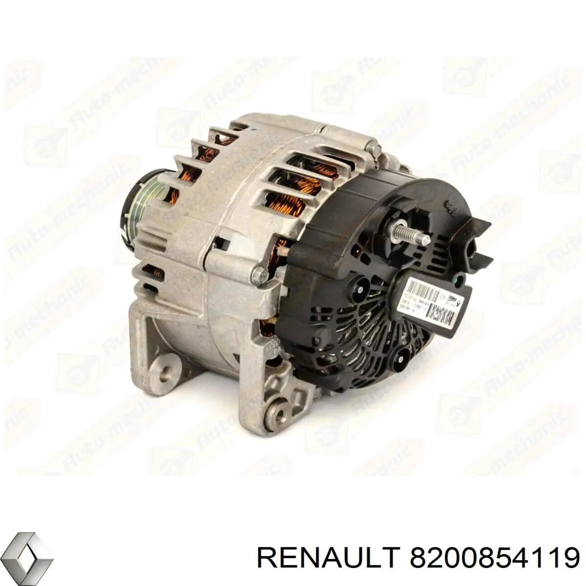 Генератор Renault (RVI) 8200854119 ціна, від 180.56 USD