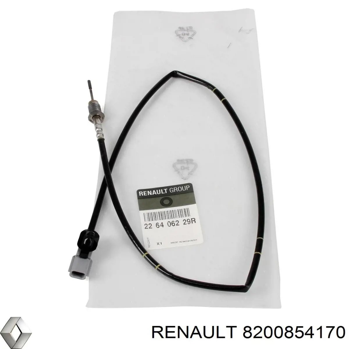 Купити 8200854170 Renault (RVI) Датчик температури відпрацьованих газів (ВГ), фільтр сажі
