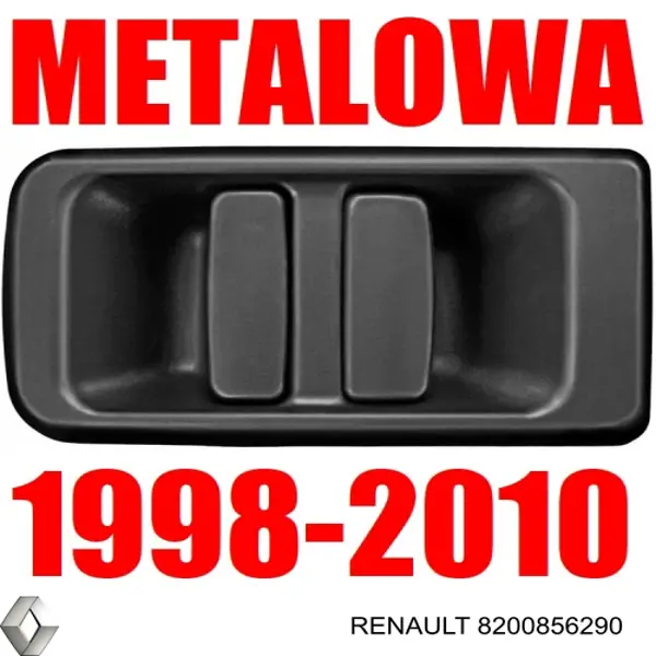 Ручка двері бічної/зсувної зовнішня права Renault (RVI) 8200856290