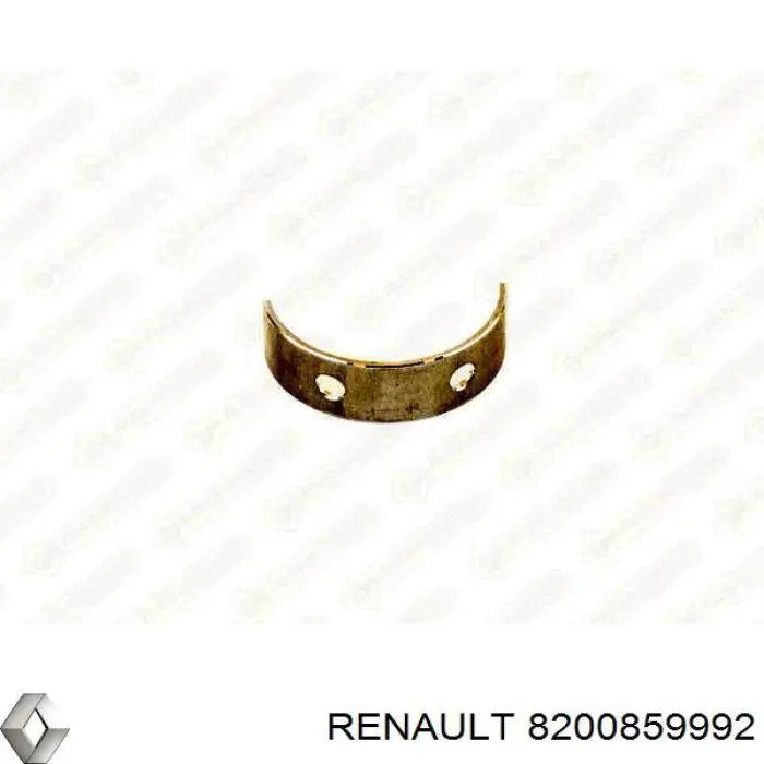 Купити 8200859992 Renault (RVI) Вкладиші колінвала, корінні, комплект, стандарт (STD)
