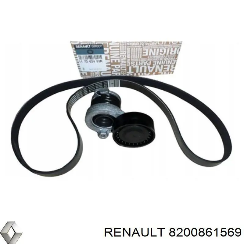 8200861569 Renault (RVI) натягувач приводного ременя