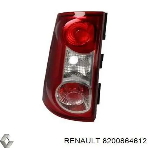 Ліхтар задній лівий 8200864612 Renault (RVI)