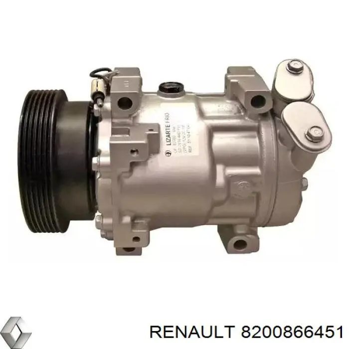 Компресор кондиціонера 8200866451 Renault (RVI)