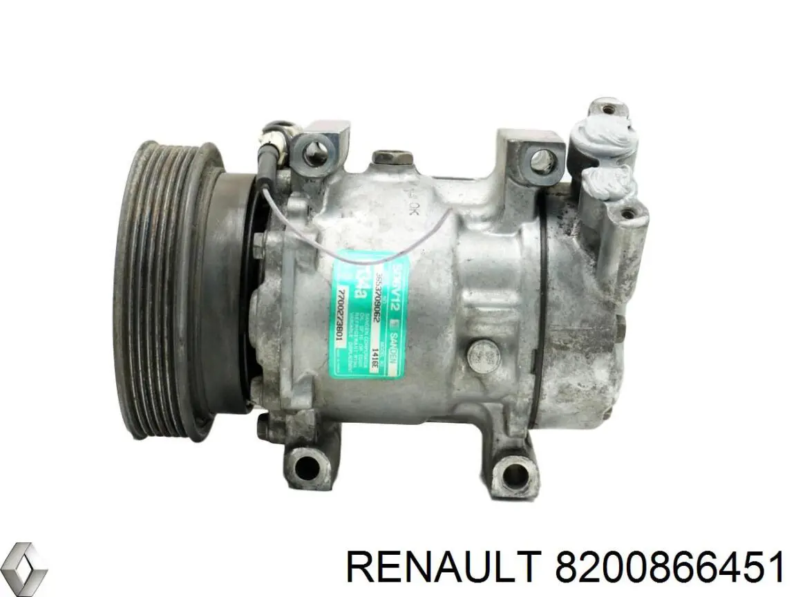 Компресор системи кондиціювання Renault (RVI) 8200866451 ціна, від 160.25 USD