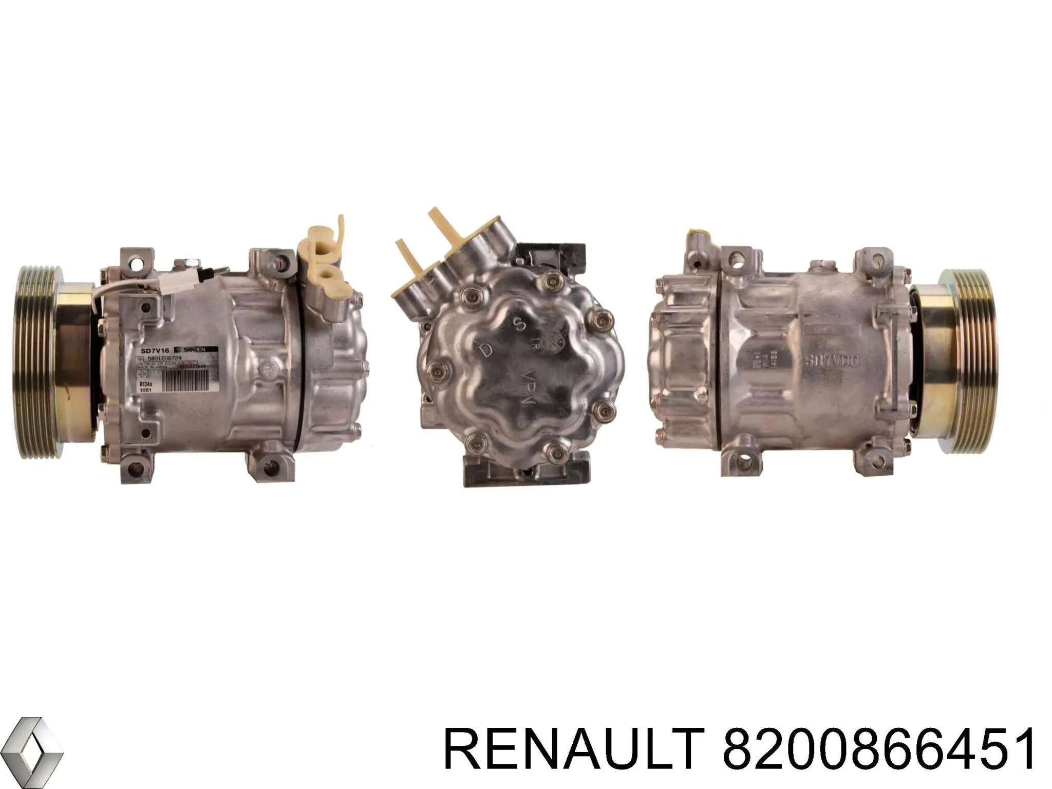 8200866451 Renault (RVI) компресор кондиціонера
