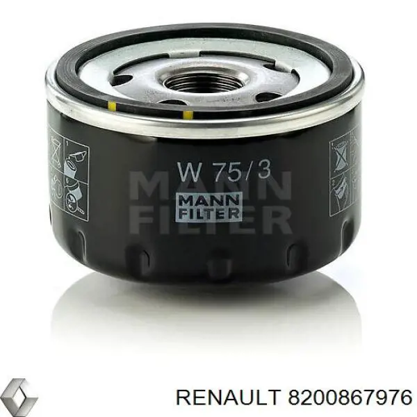 Купити 8200867976 Renault (RVI) Фільтр очищення масла відцентровий