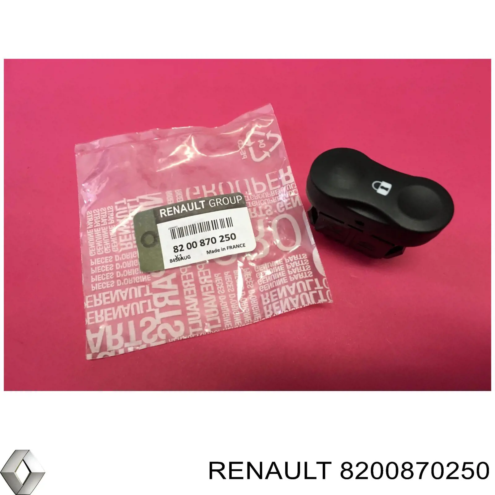 Купити 8200870250 Renault (RVI) Вимикач центрального замка