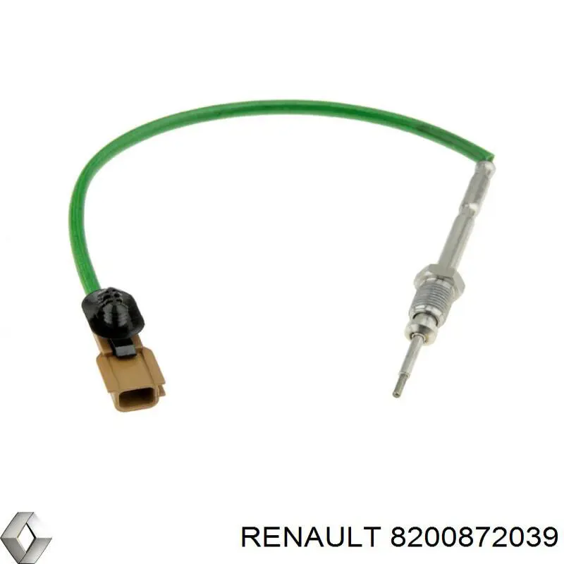 Датчик температури відпрацьованих газів (ВГ), перед турбіною Renault (RVI) 8200872039 ціна, від 60.66 USD