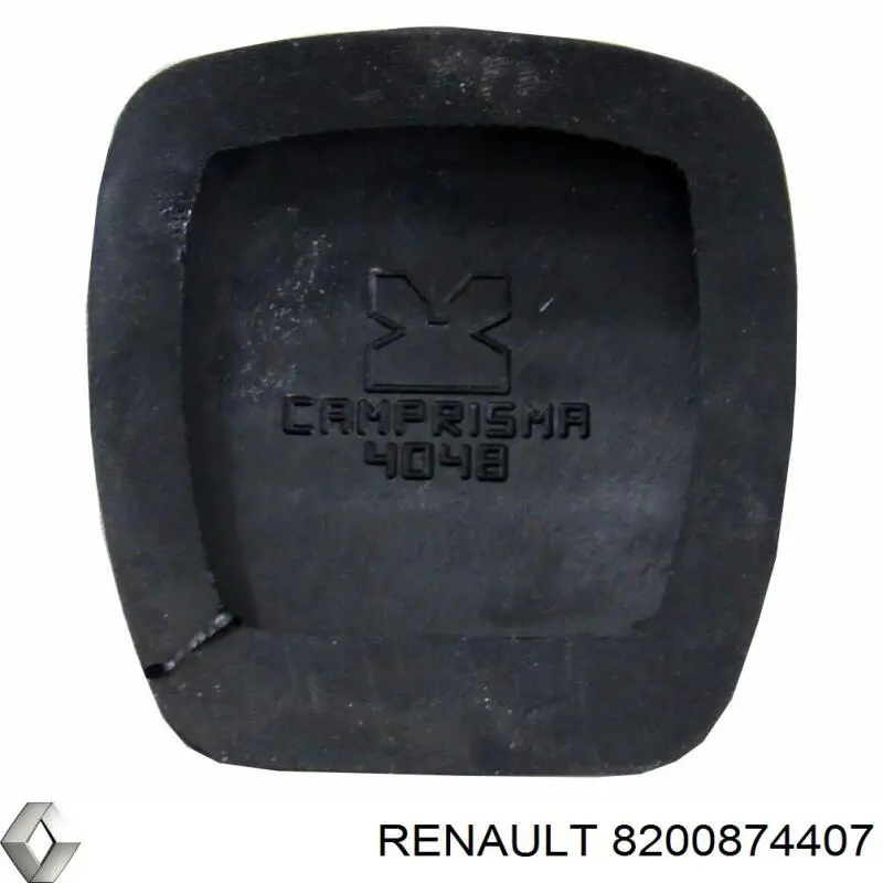 Накладка педалі гальма Rotweiss 8200874407 ціна, від 1.73 USD