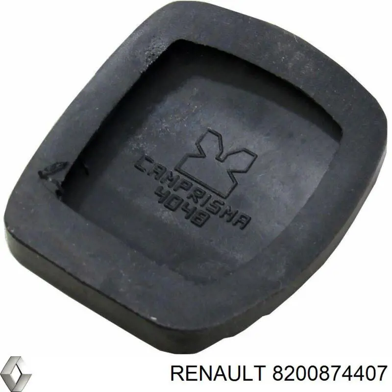 Накладка педалі гальма 8200874407 Renault (RVI)