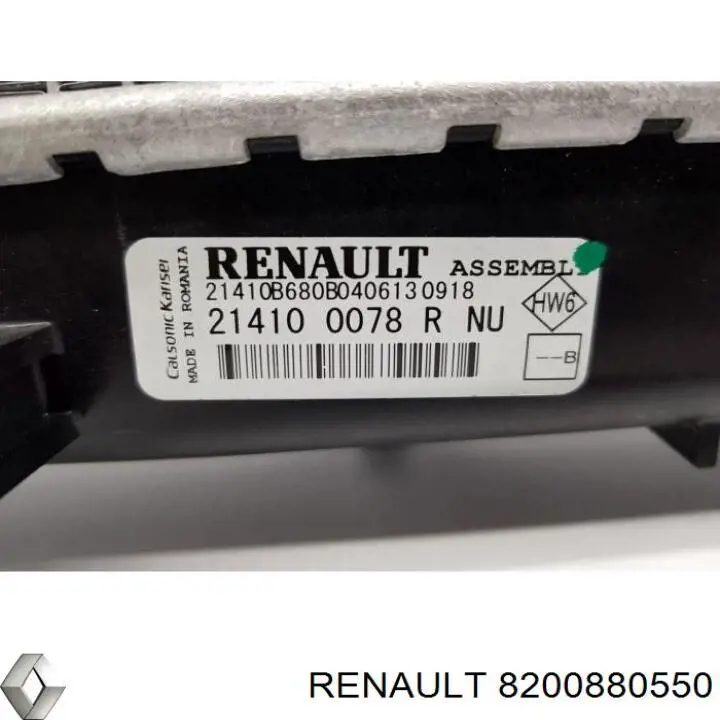 8200880550 Renault (RVI) Радіатор охолодження двигуна