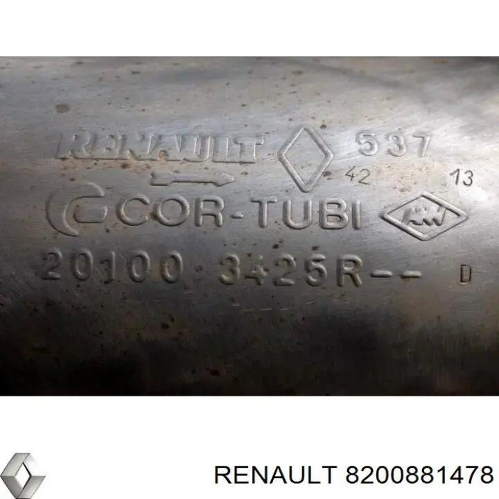 Купити 8200881478 Renault (RVI) Вихлоп