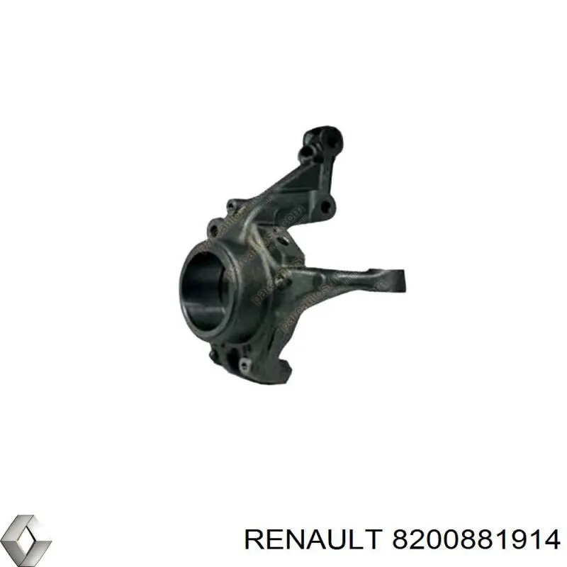 Кулак поворотный на Renault CAPTUR II 