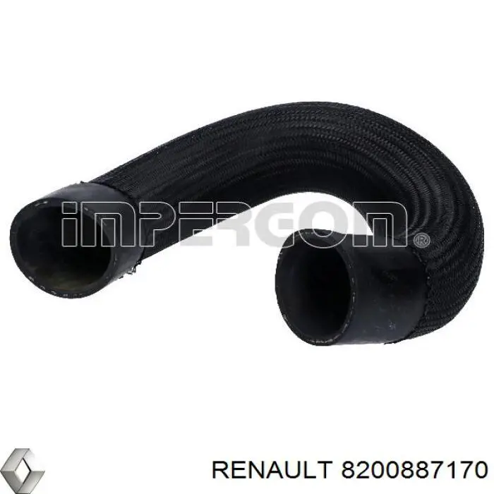 8200887170 Renault (RVI) шланг/патрубок інтеркулера, лівий