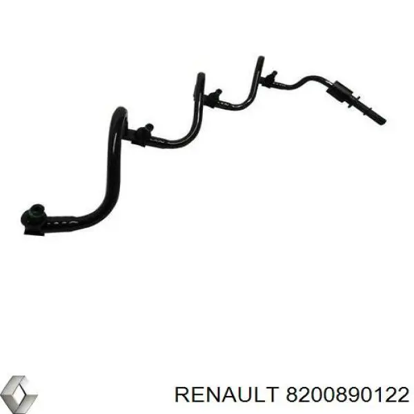 8200890122 Renault (RVI) трубка паливна, зворотня від форсунок
