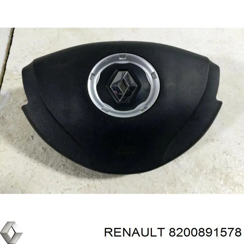 8200891578 Renault (RVI) подушка безпеки, водійська, airbag
