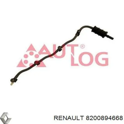 Трубка паливна, зворотня від форсунок 8200894668 Renault (RVI)
