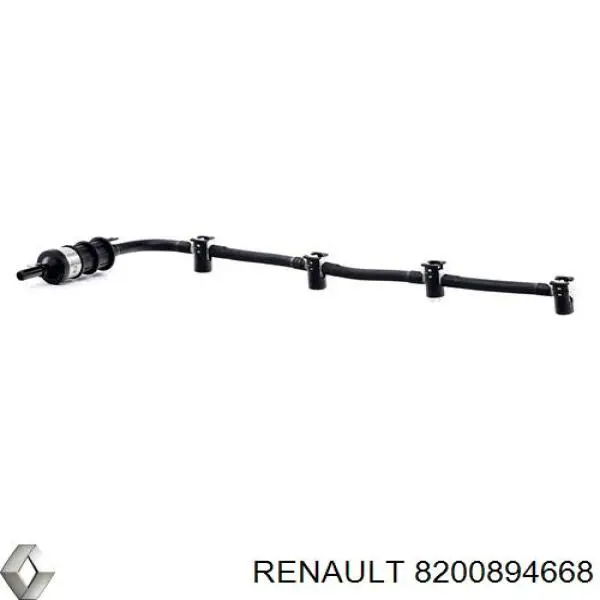 Трубка паливна, зворотня від форсунок Renault (RVI) 8200894668