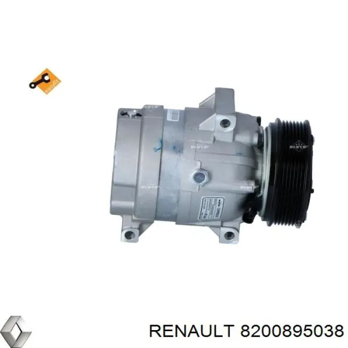 Компресор кондиціонера 8200895038 Renault (RVI)