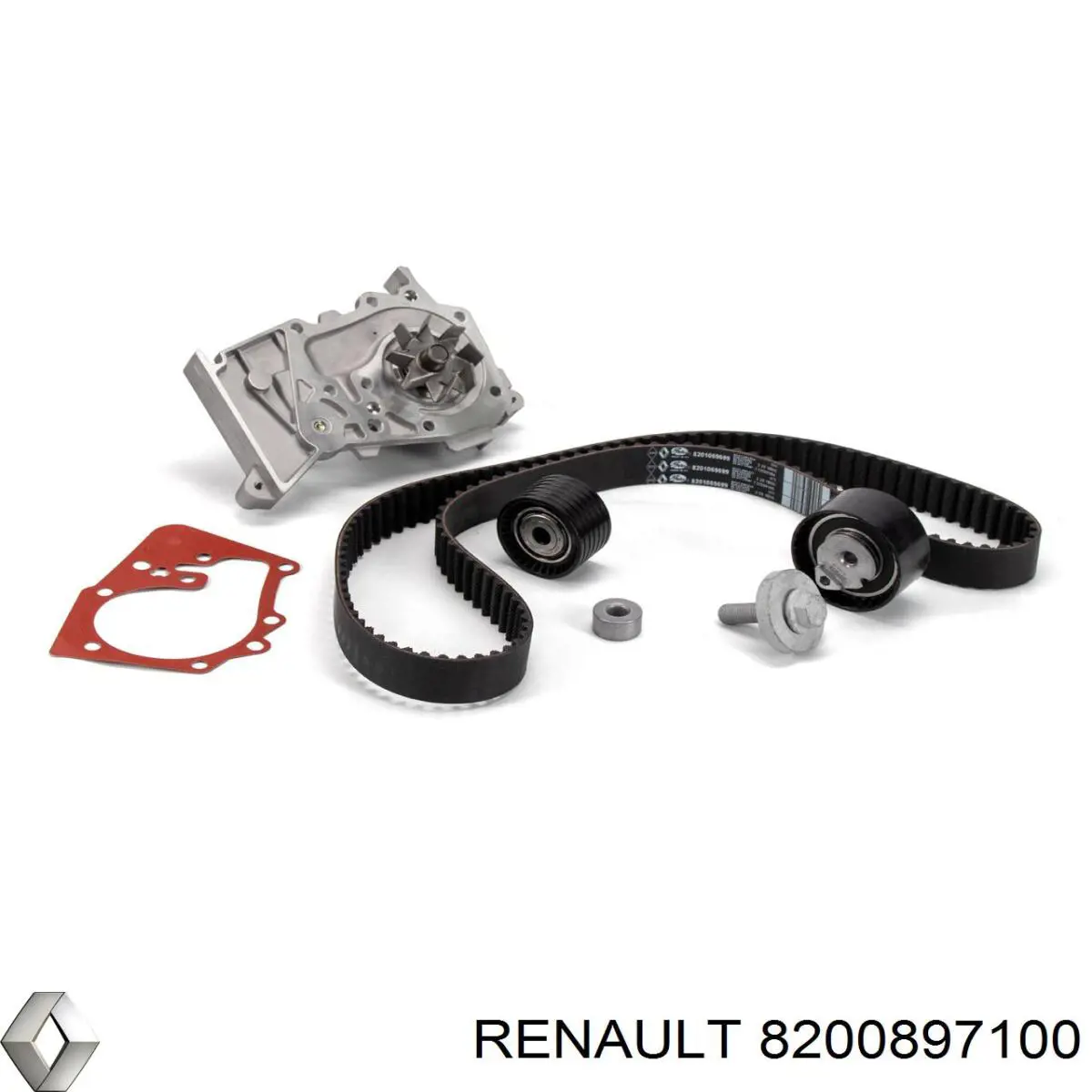 Зубчастий ремінь Renault (RVI) 8200897100 ціна, від 29.34 USD