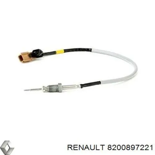 Датчик температури відпрацьованих газів (ВГ), перед турбіною Renault (RVI) 8200897221 ціна, від 55.96 USD