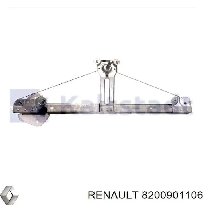 Механізм стеклопідйомника дверей передніх, лівих Renault (RVI) 8200800402