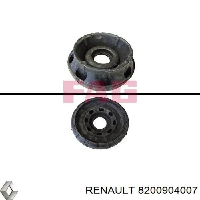 Опора стійки амортизатора переднього Renault (RVI) 8200904007 ціна, від 34.41 USD