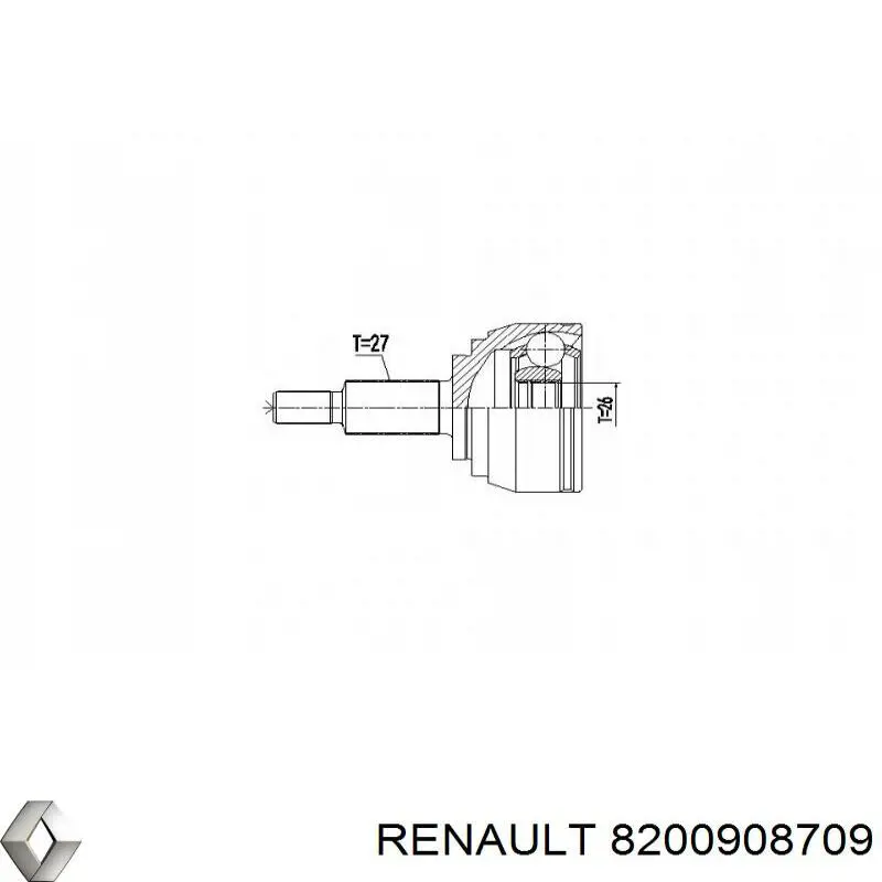 Привід передній лівий Renault Latitude седан (L7) (2011 - 2026) ціна, від 77.19 USD