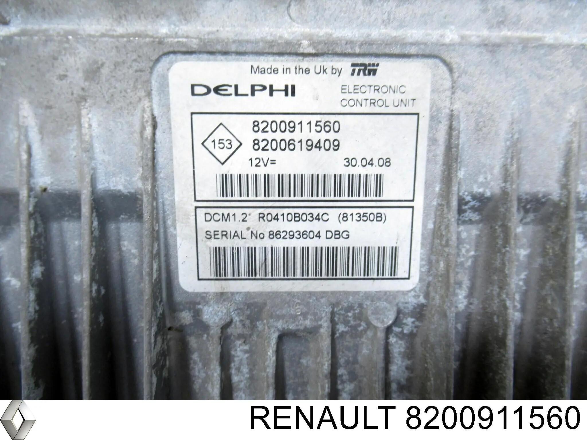 ЕБУ Renault (RVI) 8200911560 ціна, від 25.93 USD