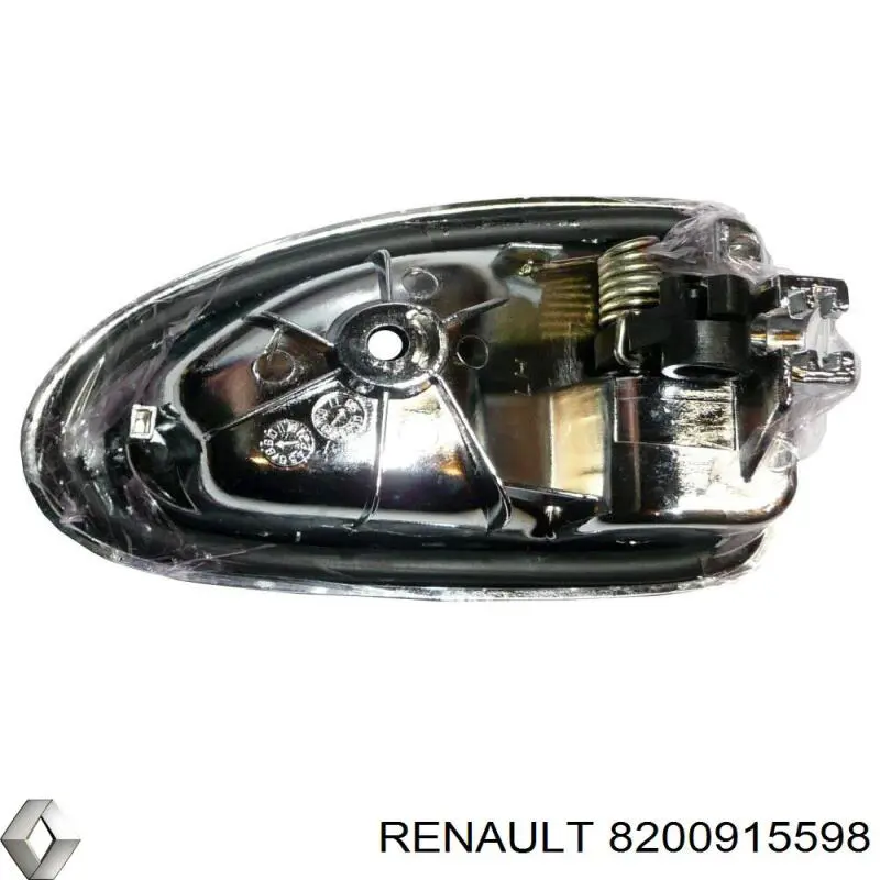 Ручка передньої двері внутрішня ліва 8200915598 Renault (RVI)