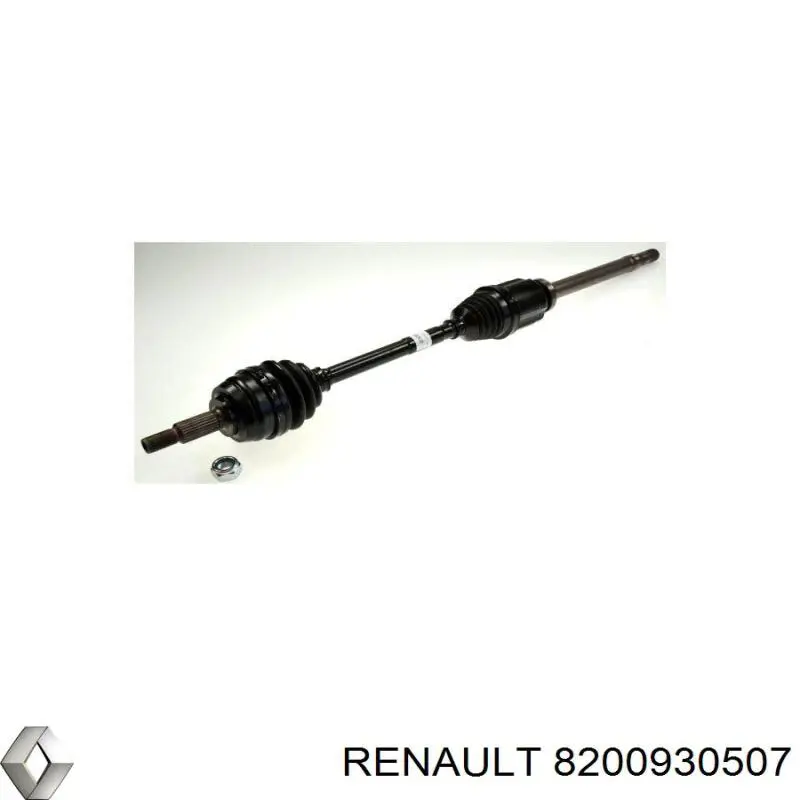 Піввісь передня, права Renault (RVI) 8200930507 ціна, від 122.97 USD