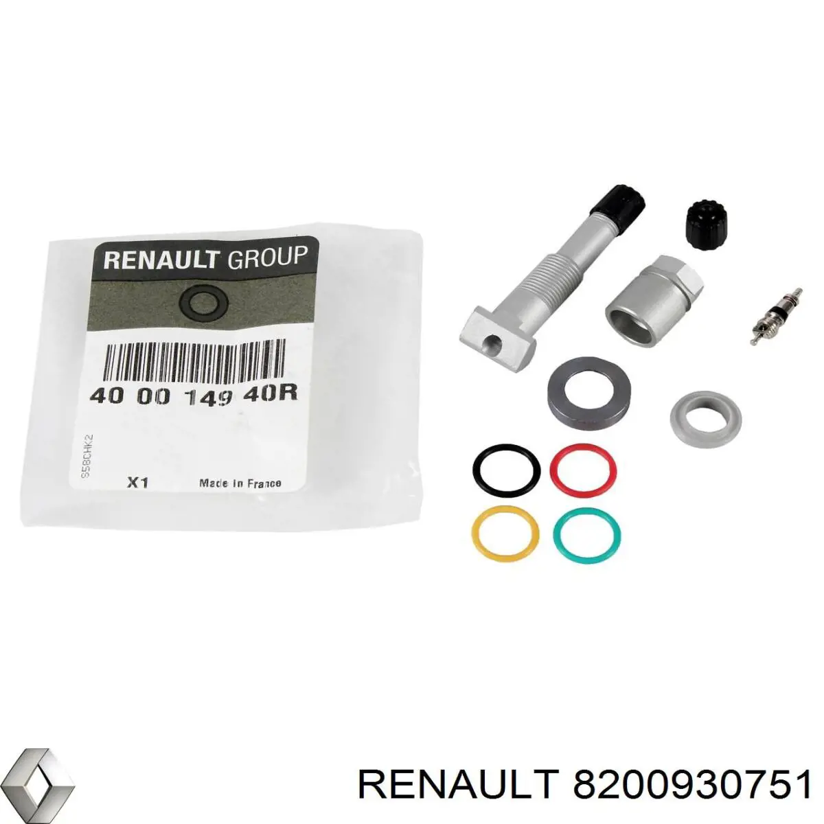 Датчик температури відпрацьованих газів (ВГ), перед турбіною Renault (RVI) 8200930751
