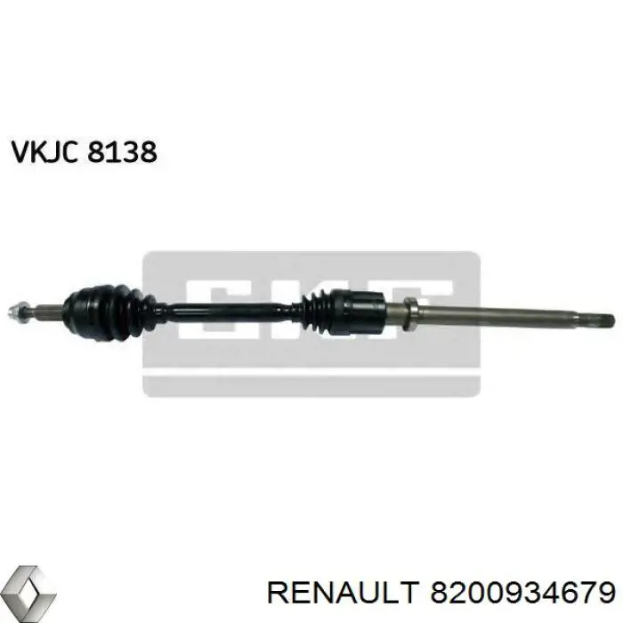 Піввісь (привід) передня 8200934679 Renault (RVI)