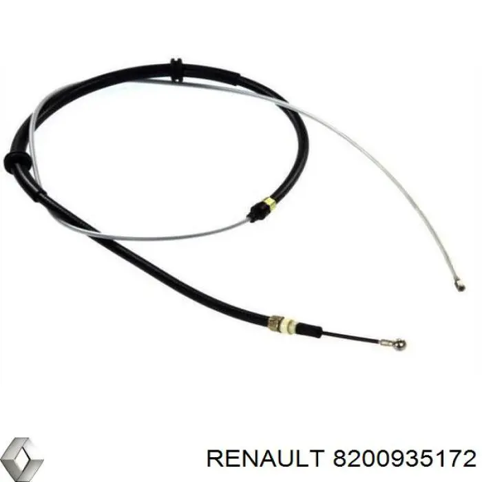 8200935172 Renault (RVI) трос ручного гальма задній, правий/лівий
