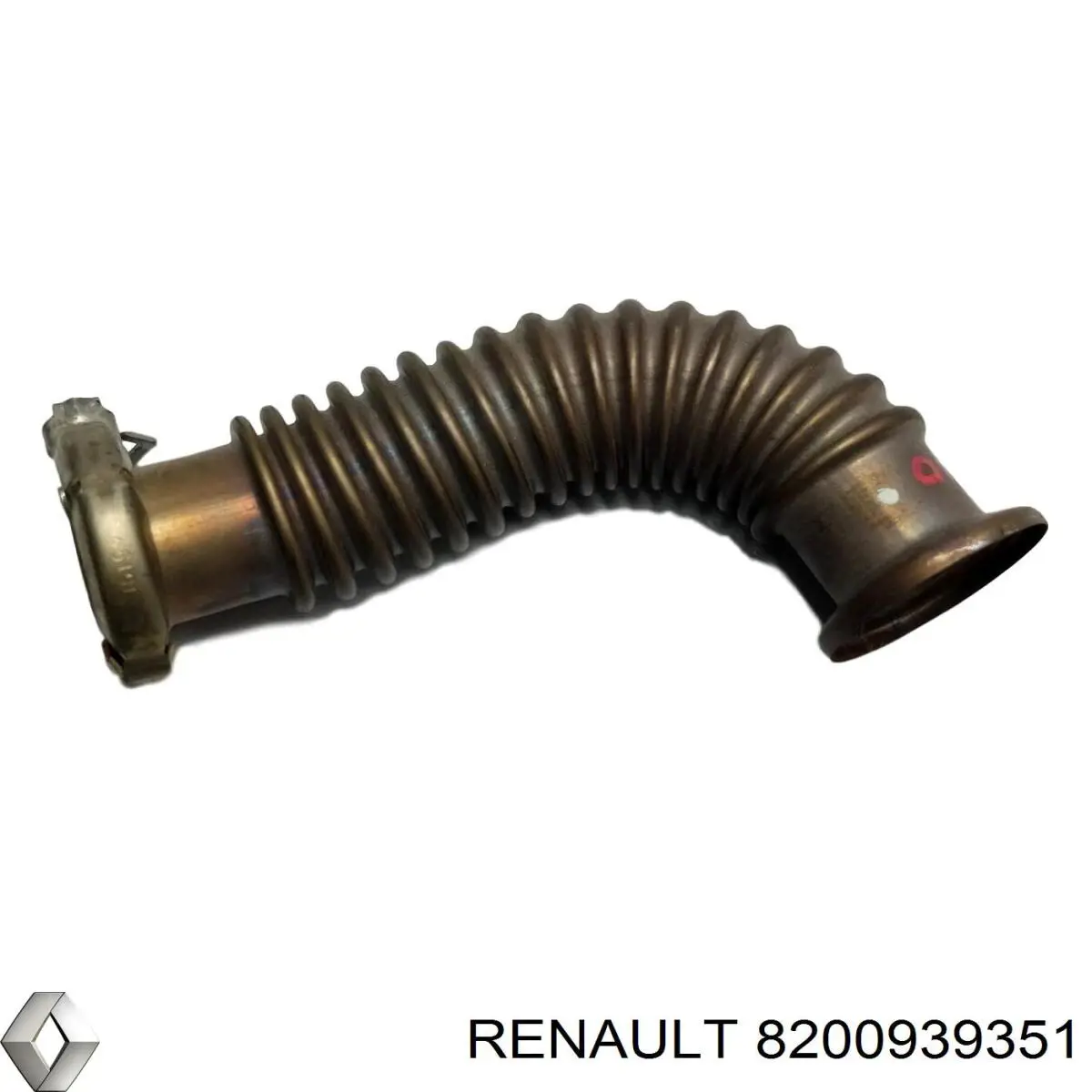Купити 8200939351 Renault (RVI) Патрубок системи рециркуляції ОГ EGR