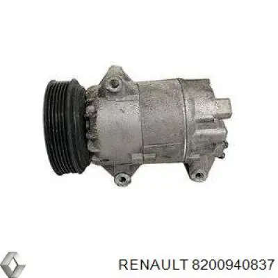 Компресор кондиціонера 8200940837 Renault (RVI)