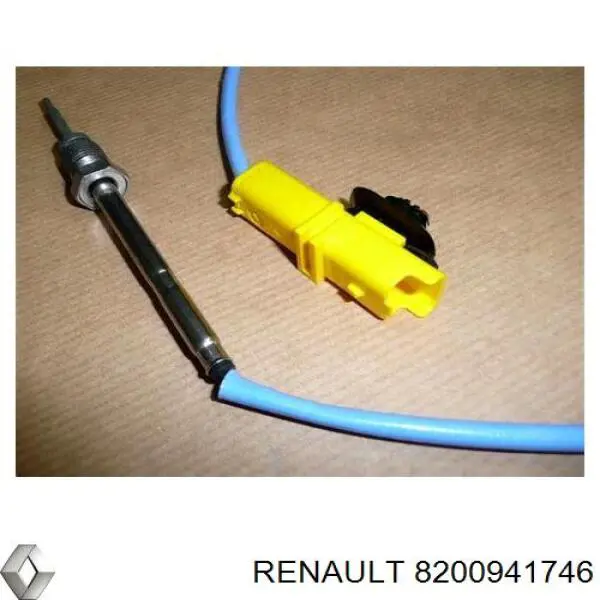 Датчик температури відпрацьованих газів (ВГ), перед турбіною Renault (RVI) 8200941746 ціна, від 55.60 USD