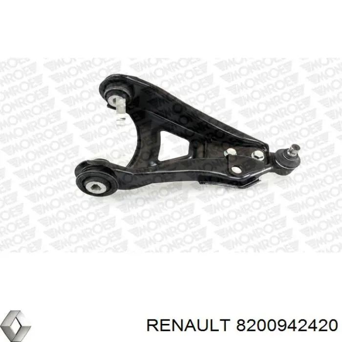 8200942420 Renault (RVI) важіль передньої підвіски нижній, правий