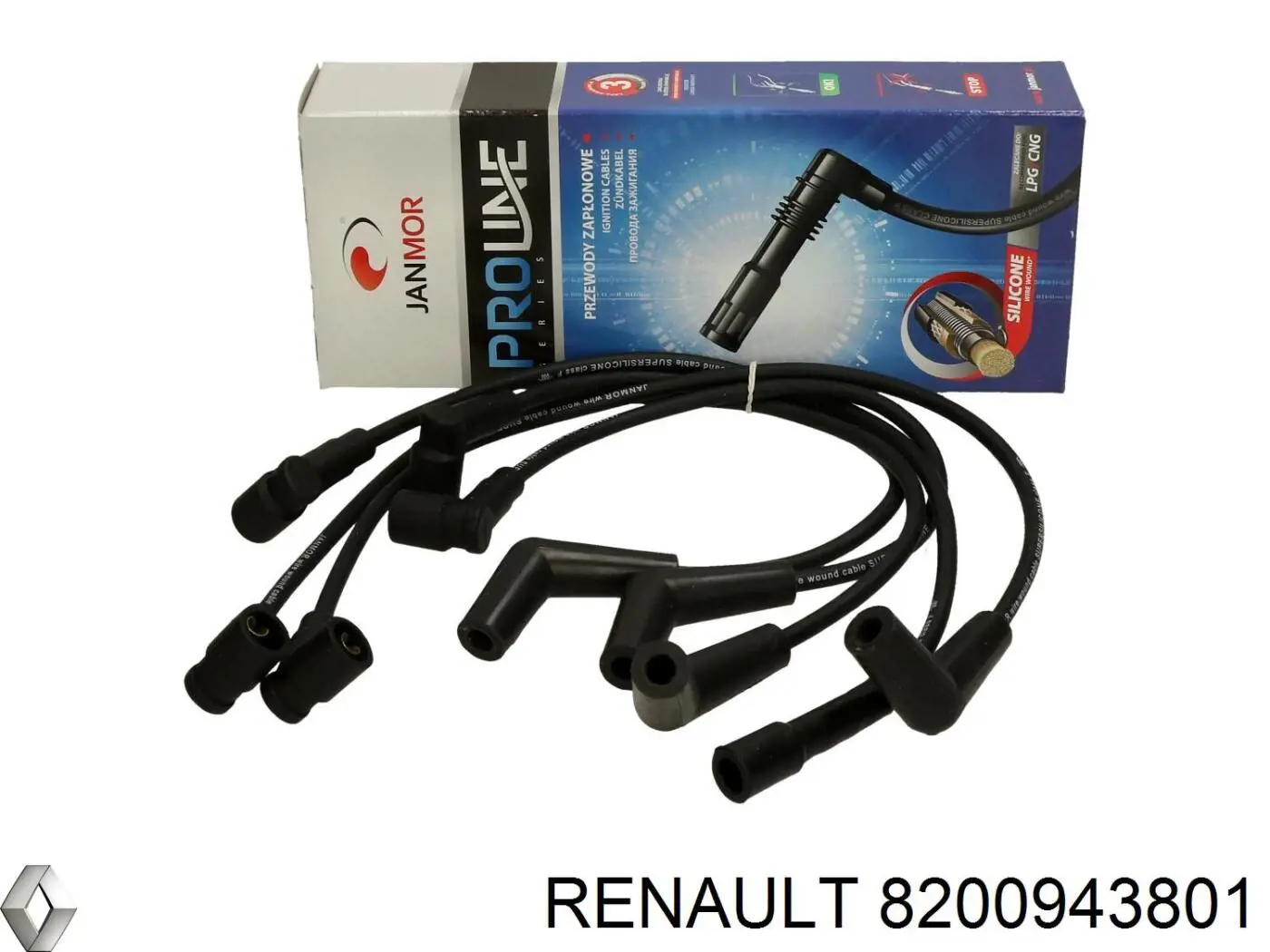 Дроти запалювання Renault (RVI) 8200943801 ціна, від 22.27 USD