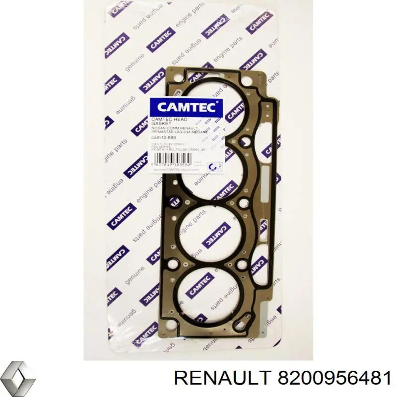 Купити 8200956481 Renault (RVI) Прокладка ГБЦ