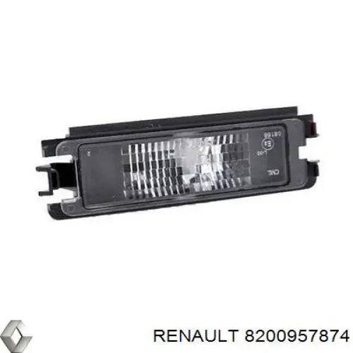 Ліхтар підсвічування заднього номерного знака Renault (RVI) 8200957874 ціна, від 8.29 USD