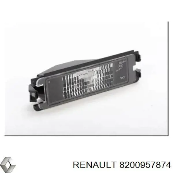 8200957874 Renault (RVI) ліхтар підсвічування заднього номерного знака