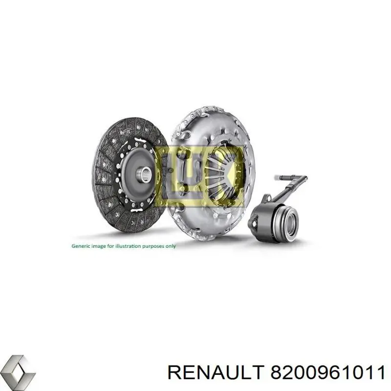 8200961011 Renault (RVI) диск зчеплення
