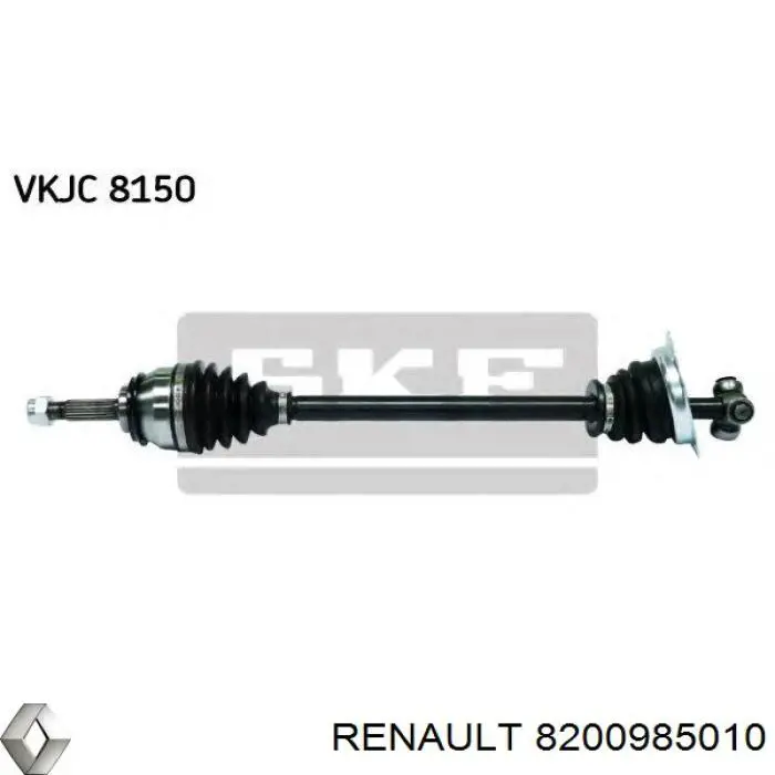 Привід передній лівий Renault (RVI) 8200985010 ціна, від 67.03 USD