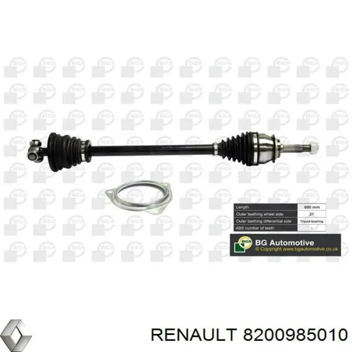 8200985010 Renault (RVI) Привід лівий