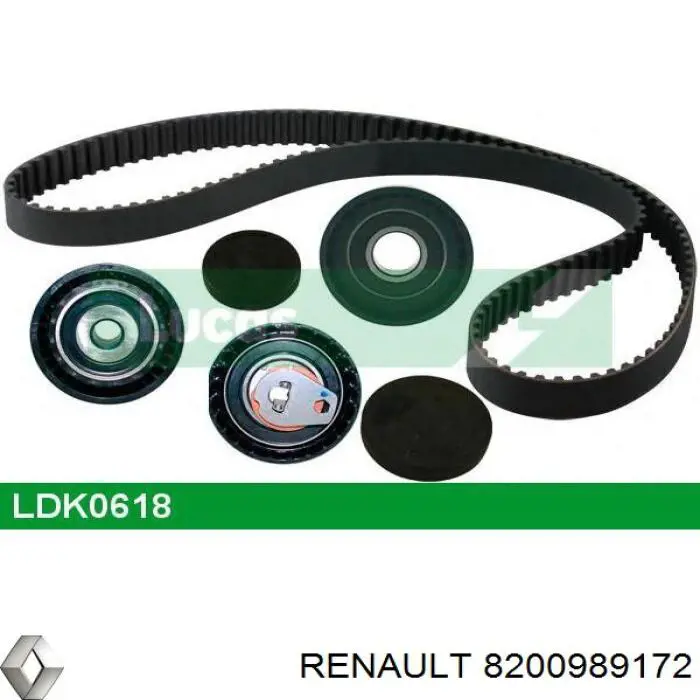 Ролик натягувача ременя ГРМ 8200989172 Renault (RVI)