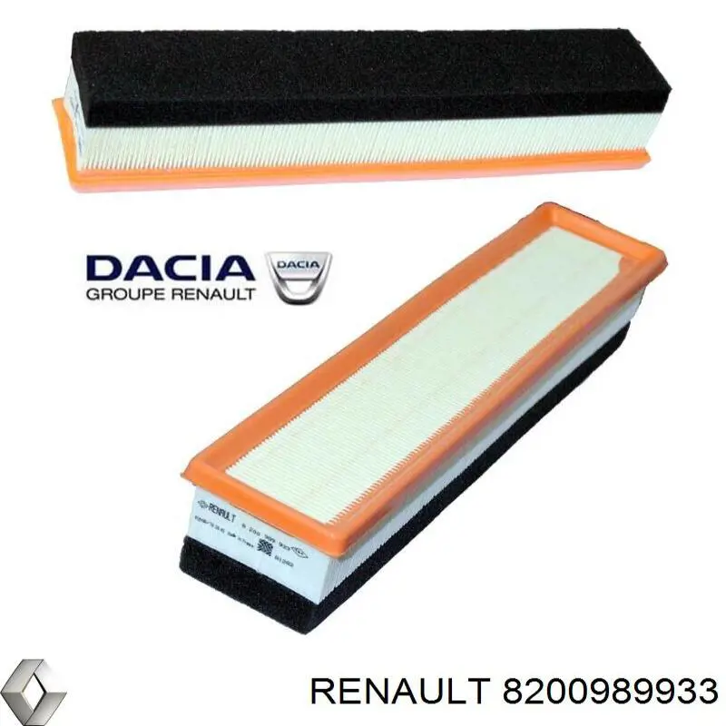Фільтр повітряний Renault (RVI) 8200989933