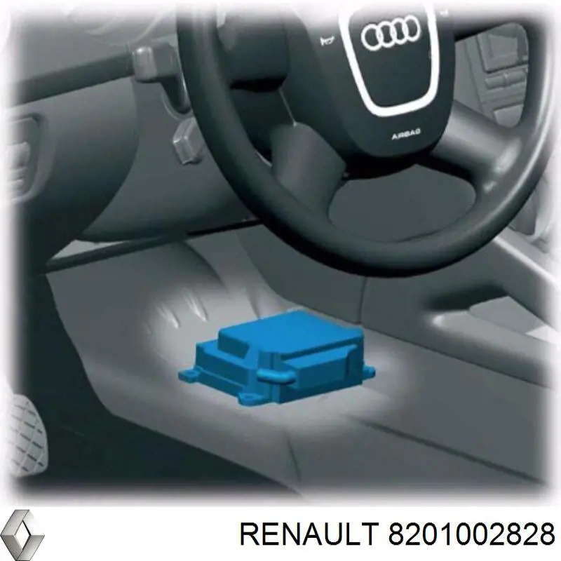8201002828 Renault (RVI) Модуль-процесор управління подушки безпеки