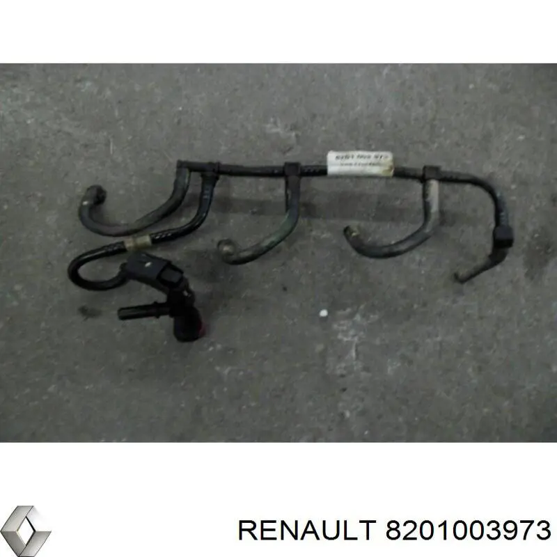 8201003973 Renault (RVI) трубка паливна, зворотня від форсунок
