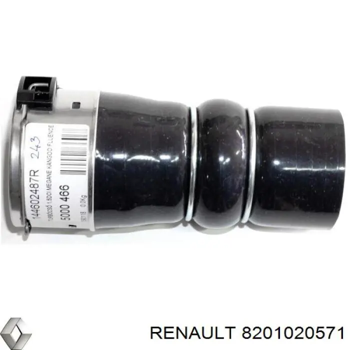 8201020571 Renault (RVI) шланг/патрубок інтеркулера, правий